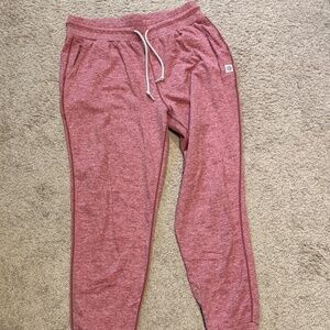 Rhoback The Donkey Kick Heather Red Pink Women's Performance Joggers size M